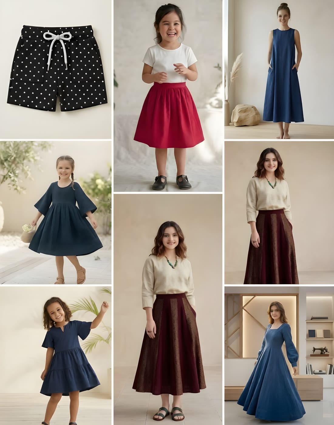 Sewing pattern bundle collection preview