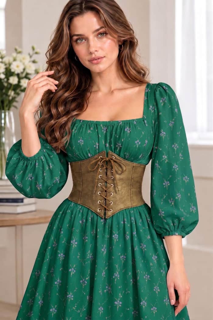 Lace Renaissance Corset Belt listing image 5 of 5