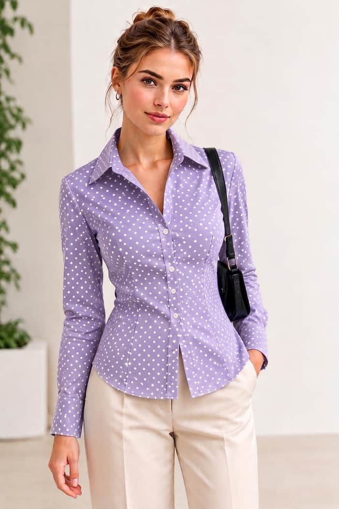 Fitted Collared Shirt listing image 3 of 5