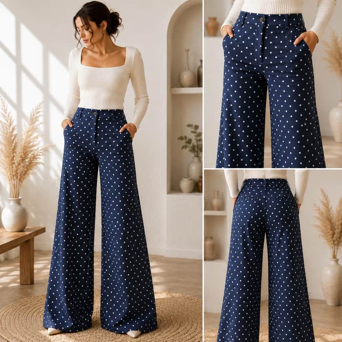 Flare Bell Bottom Trousers listing image 2 of 5