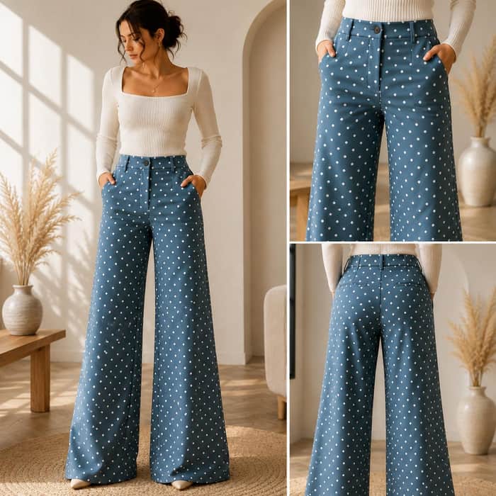 Flare Bell Bottom Trousers listing image 3 of 5