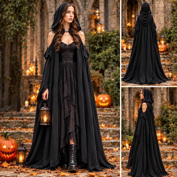 Hooded Costume Cloak listing image 2 of 5