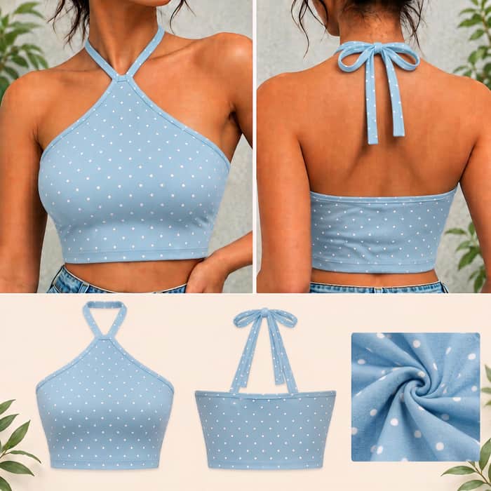 Halter Tie Back Top listing image 5 of 6
