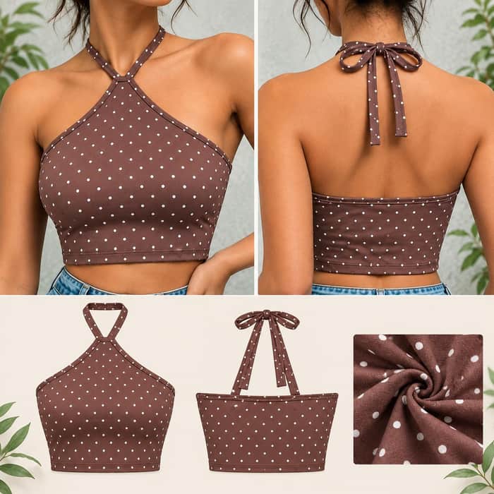 Halter Tie Back Top listing image 6 of 6