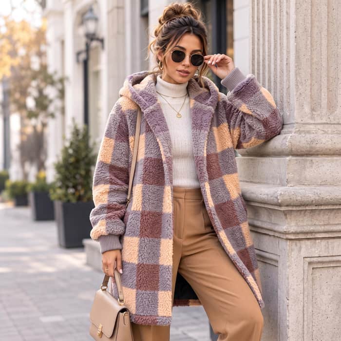 Hooded Oversized Cardigan listing image 3 of 5