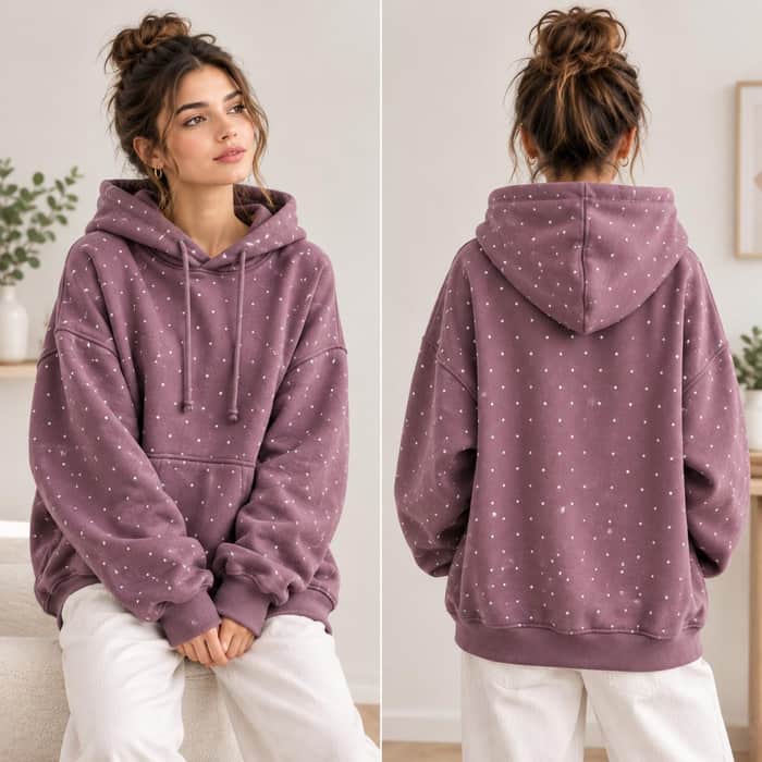 Oversized Drop Shoulder Hoodie listing image 2 of 5