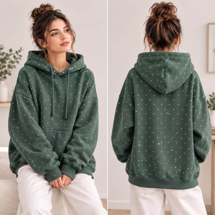 Oversized Drop Shoulder Hoodie listing image 3 of 5