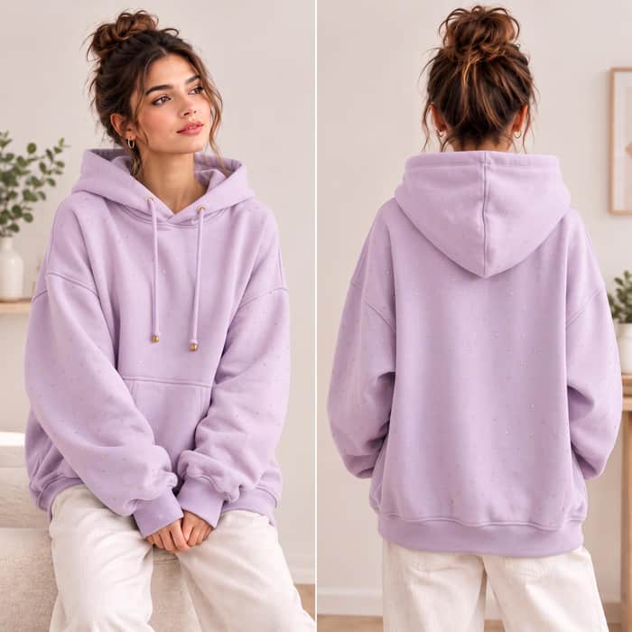 Oversized Drop Shoulder Hoodie listing image 5 of 5