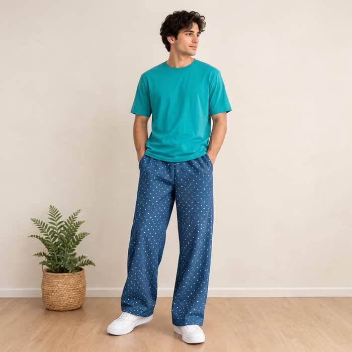 Mens Wide Leg Jogger listing image 3 of 5