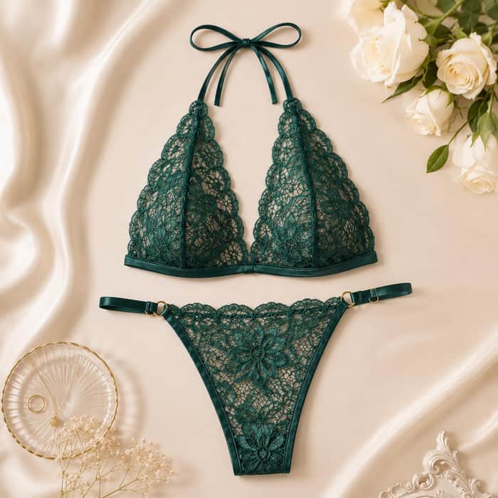 Lace Lingerie Set listing image 2 of 6