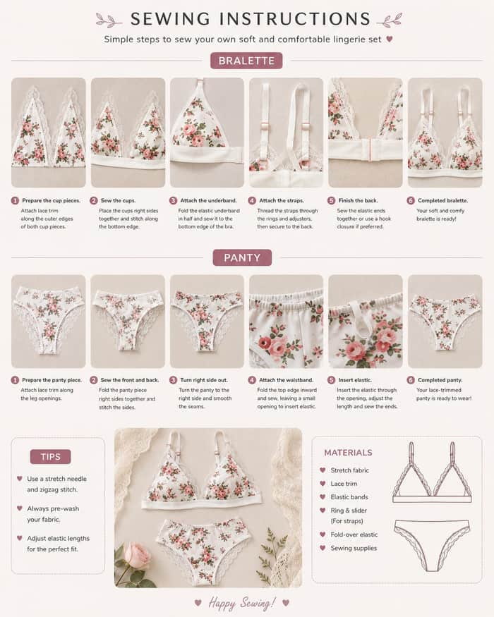 Lace Lingerie Set listing image 4 of 4