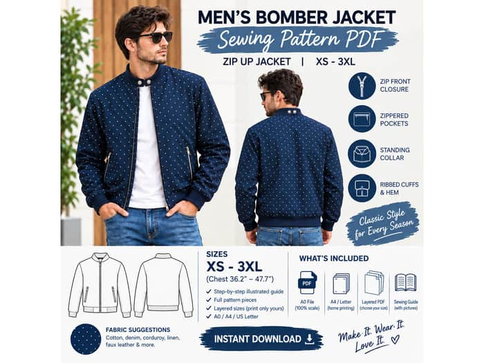 Jacket Pattern listing image 2 of 6