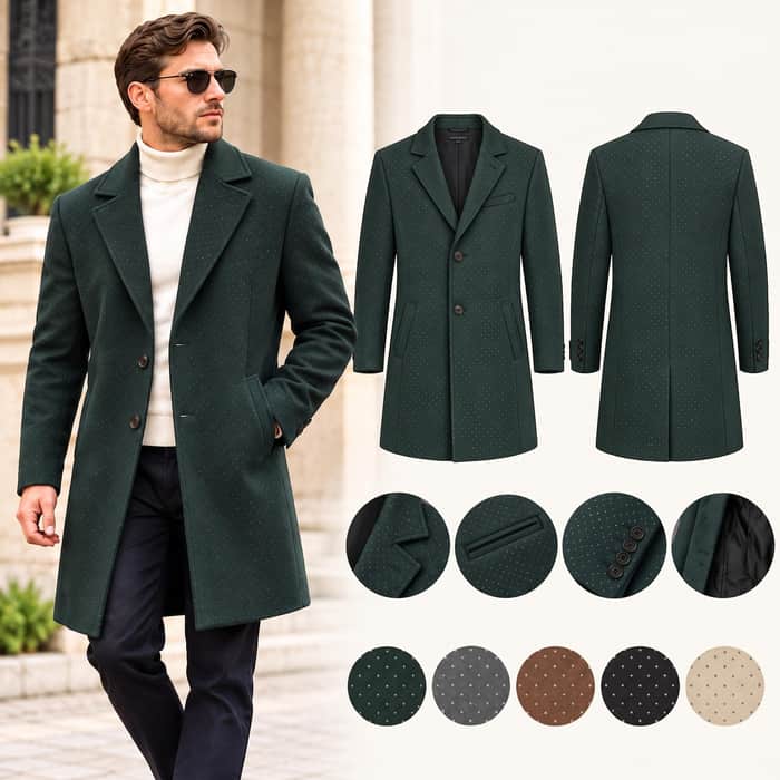Wool Coat Pattern listing image 2 of 5