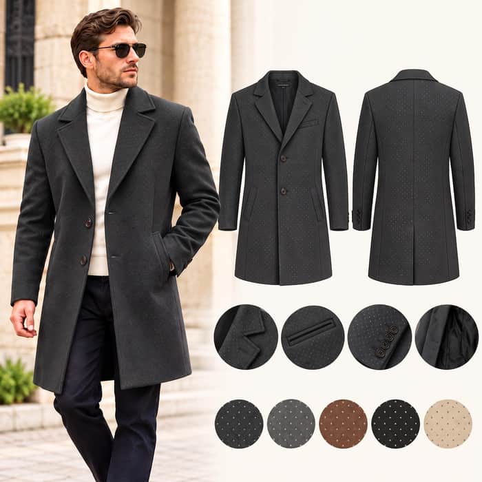 Wool Coat Pattern listing image 3 of 5
