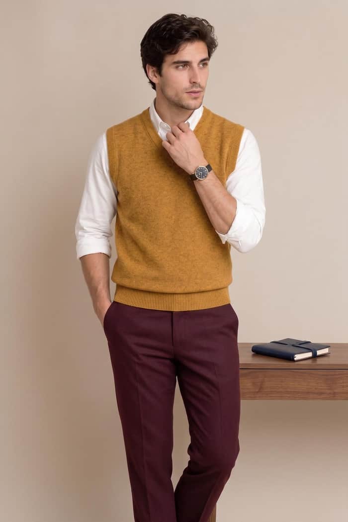 V Neck Sleeveless Vest listing image 2 of 6