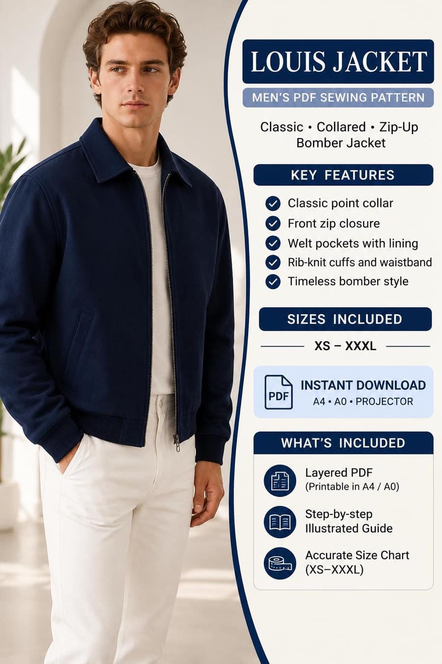 Men's Sewing Patterns catalog preview