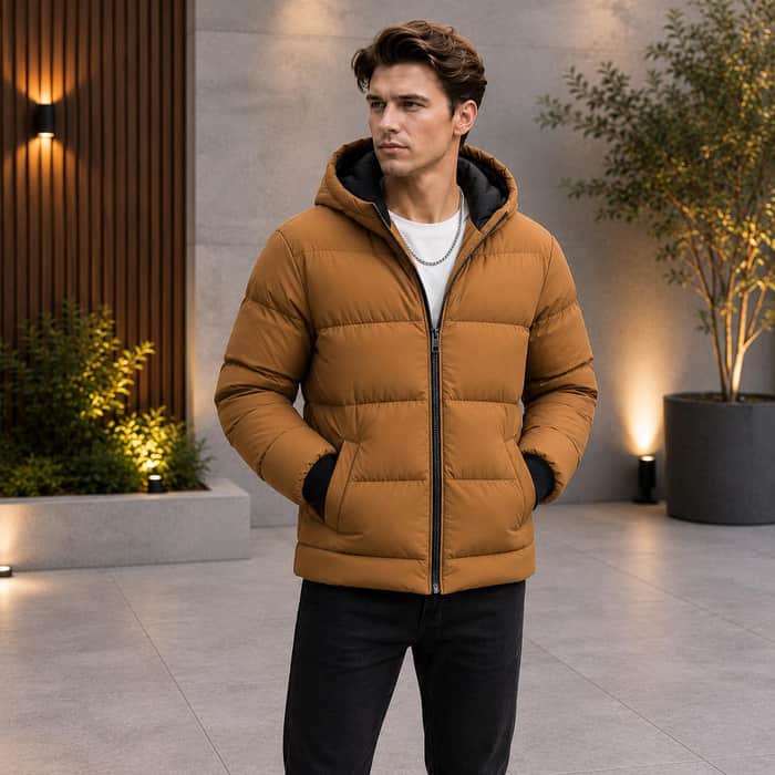 Hooded Quilted Jacket listing image 2 of 5