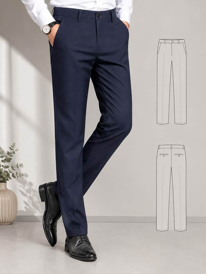 Straight Leg Trousers listing image 5 of 5