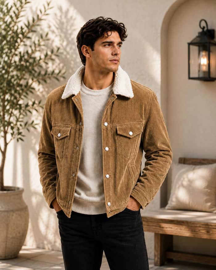 Sherpa Corduroy Jacket listing image 2 of 5