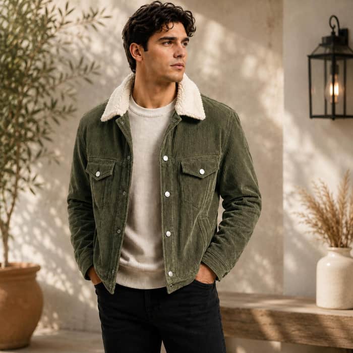 Sherpa Corduroy Jacket listing image 3 of 5
