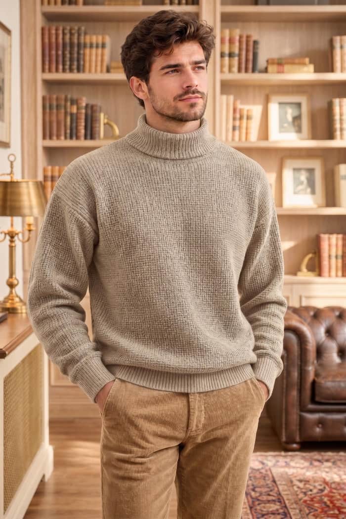Ribbed Turtleneck listing image 3 of 5