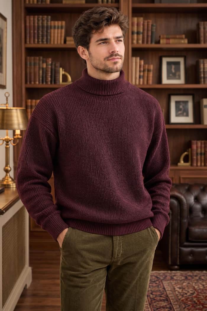 Ribbed Turtleneck listing image 4 of 5