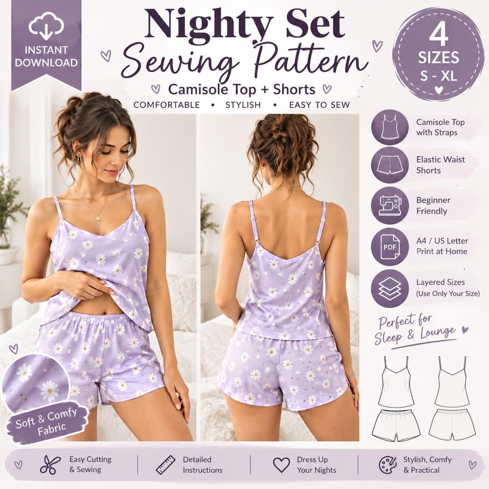 Women's Camisole Pattern sewing pattern preview