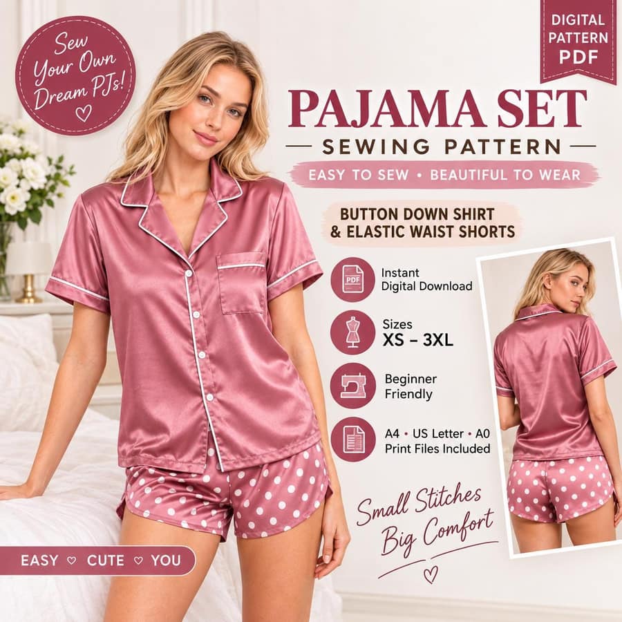 Sleepwear Sewing Patterns catalog preview