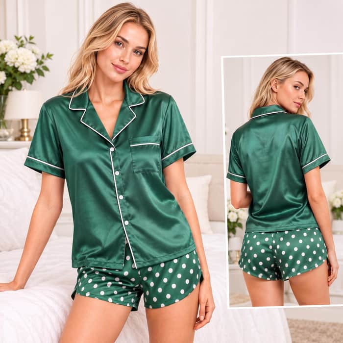 Satin Pajama Set listing image 5 of 5