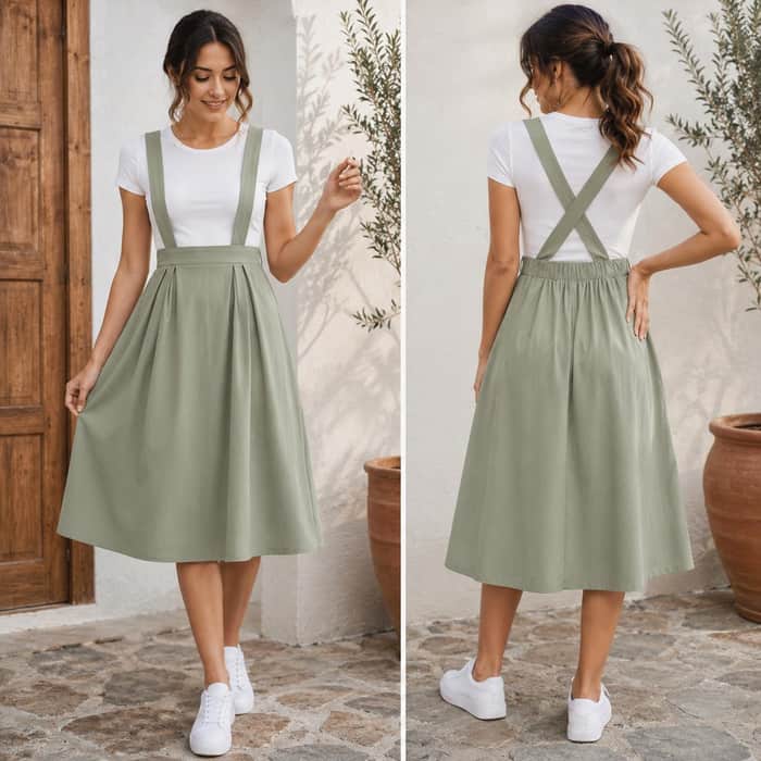 Midi Pinafore Pattern listing image 2 of 5