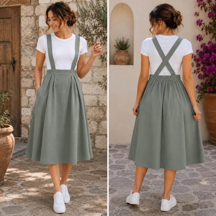 Midi Pinafore Pattern listing image 5 of 5