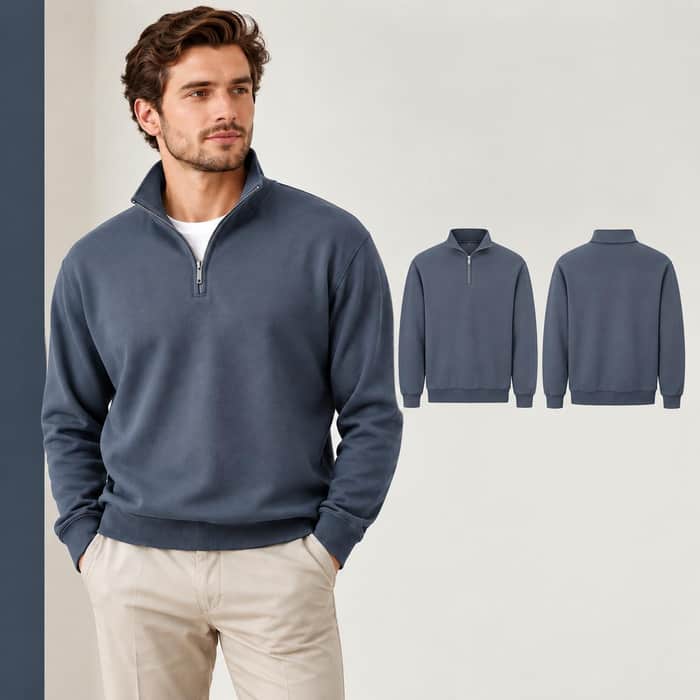 Quarter Zip Sweater listing image 3 of 5