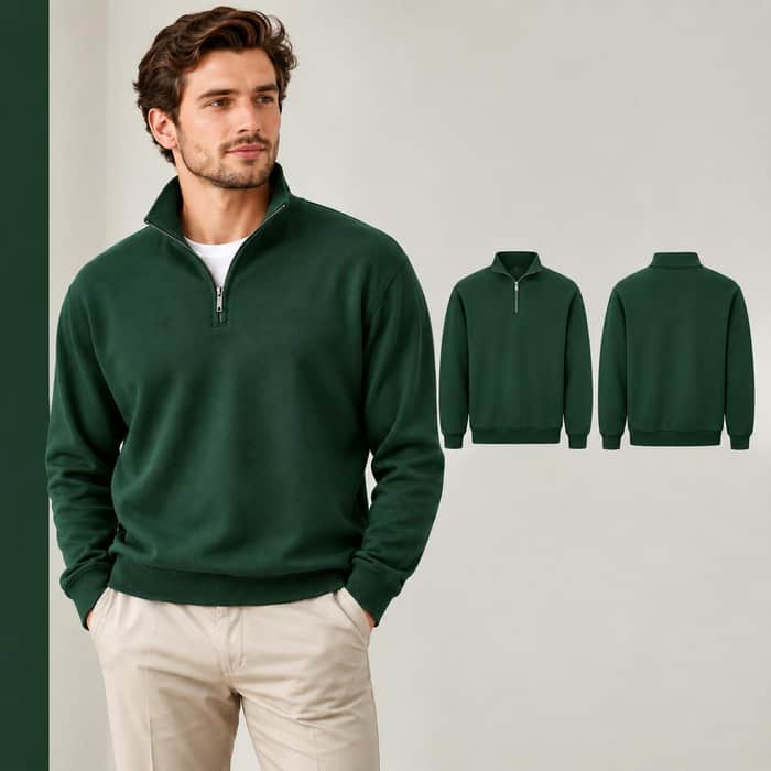 Quarter Zip Sweater listing image 4 of 5