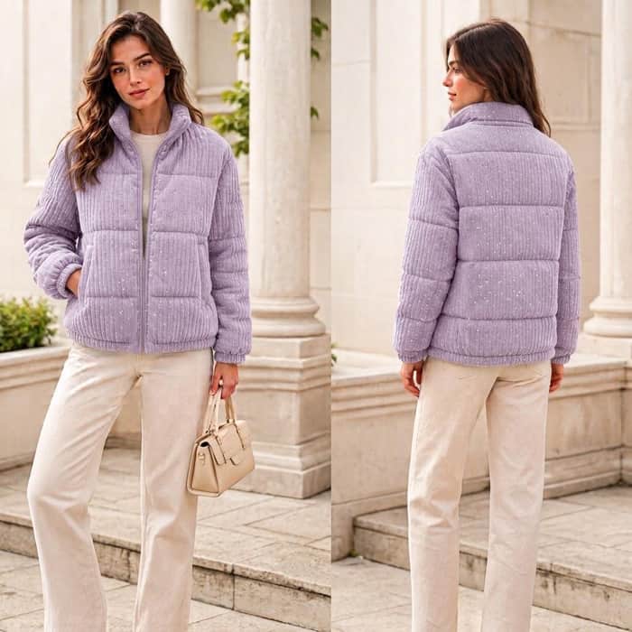 Quilted Collared Jacket listing image 5 of 5