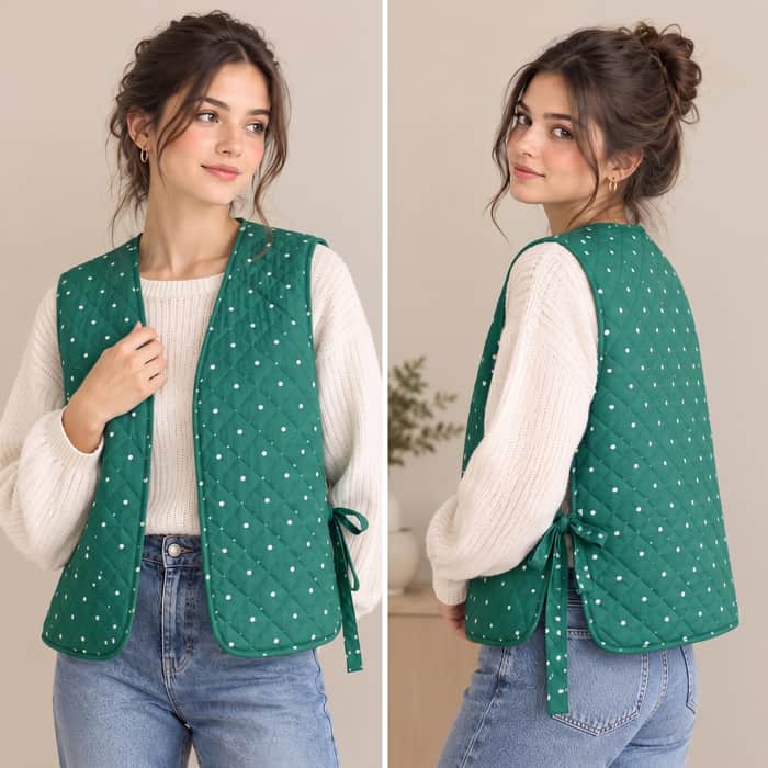 Quilted Vest Pattern listing image 3 of 5
