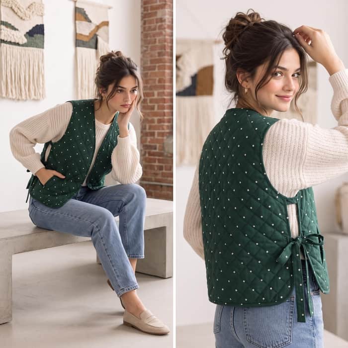 Quilted Vest Pattern listing image 5 of 5