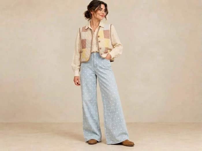 Quilted Sherpa Vest listing image 4 of 5