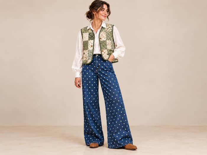 Quilted Sherpa Vest listing image 5 of 5