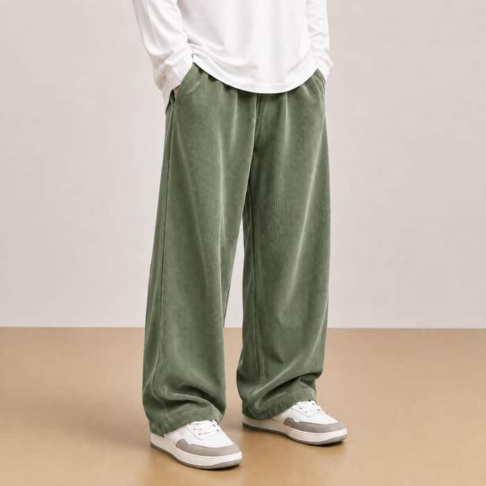 Relaxed Wide Leg Pants listing image 2 of 7