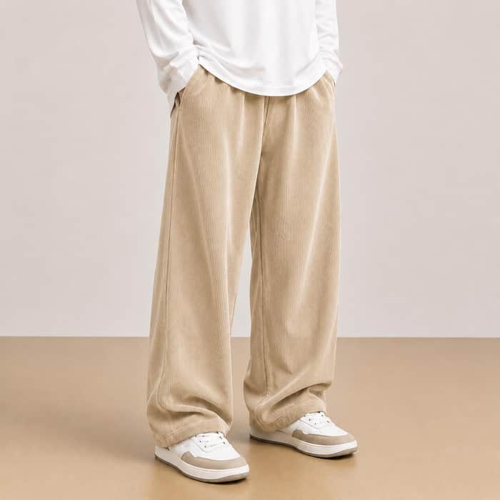 Relaxed Wide Leg Pants listing image 3 of 7