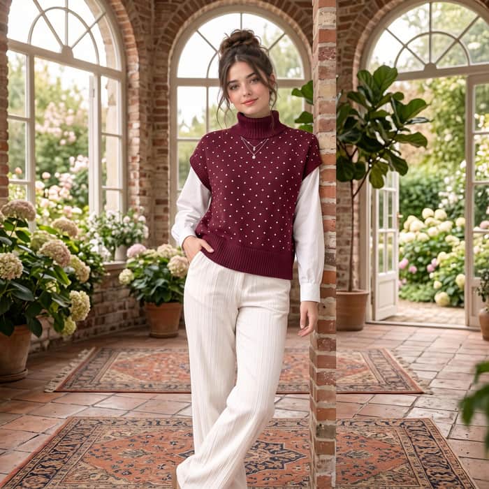 Sleeveless Sweater listing image 4 of 5