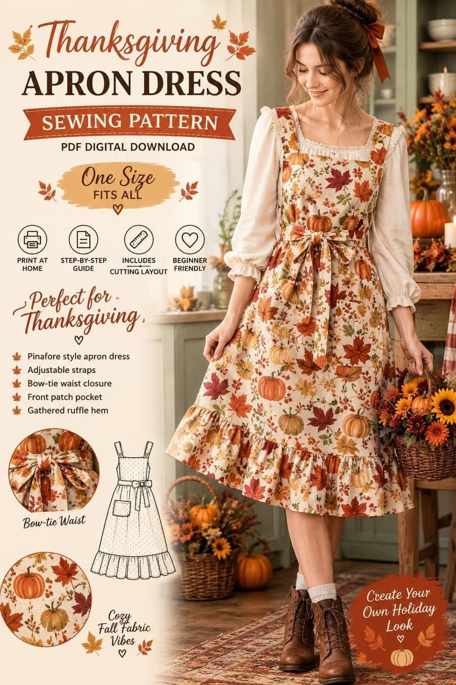 Apron Pattern sewing pattern preview