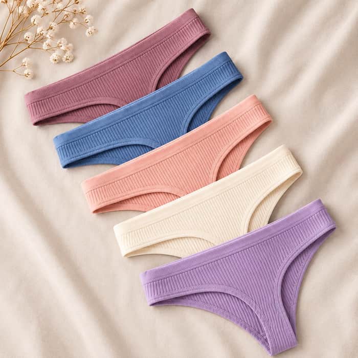 Ribbed Thong Pattern listing image 5 of 5