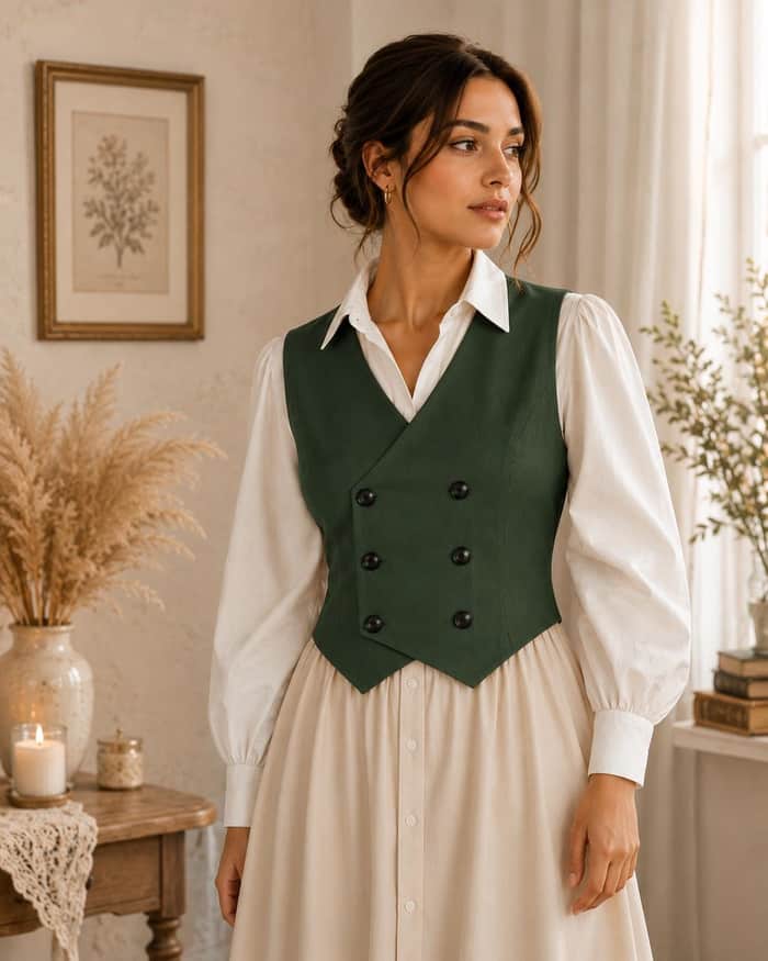 Double Breasted Vest listing image 4 of 5