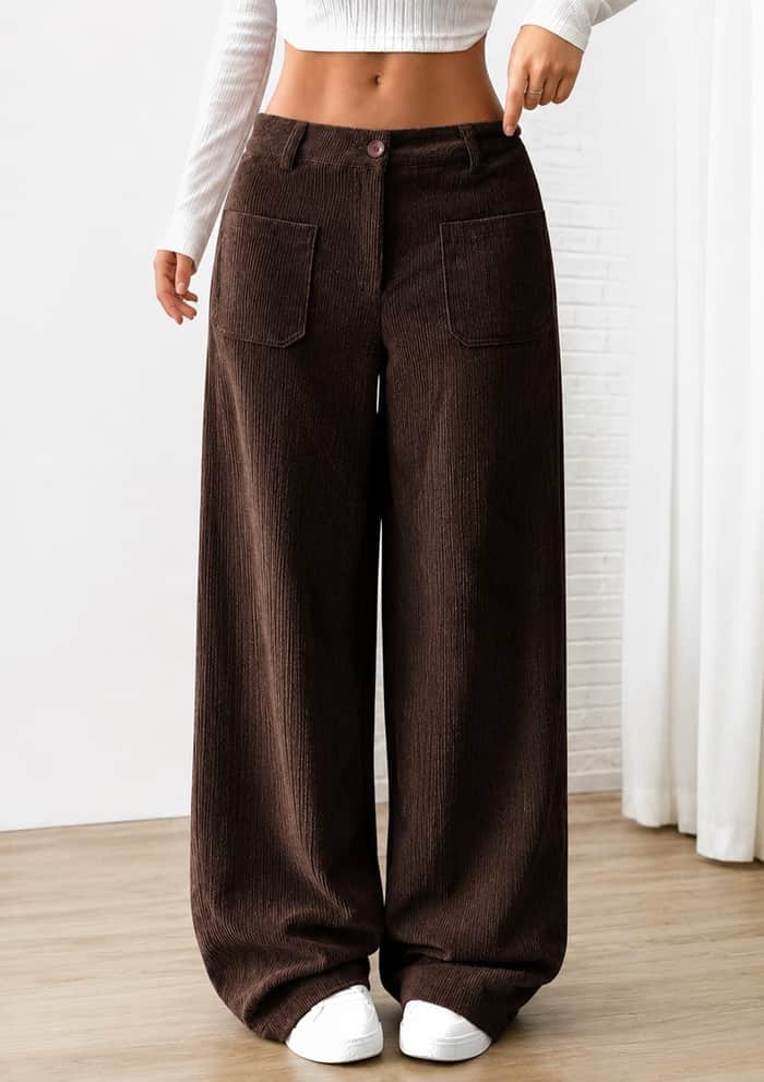 Wide Leg High Waisted Pants listing image 5 of 5