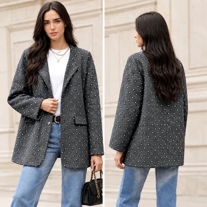 Oversized Boxy Coat listing image 2 of 5