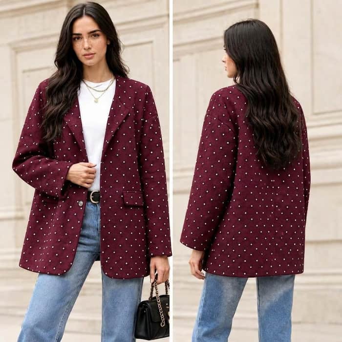 Oversized Boxy Coat listing image 3 of 5